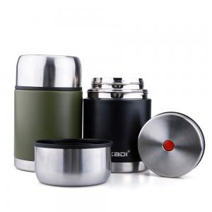  500ML 800ML Stainless Steel  Vacuum Food Container Simple Healthy Food Jar Manufactures