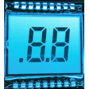 Metal Pin TN LCD Segment Display For Electronic Equipment