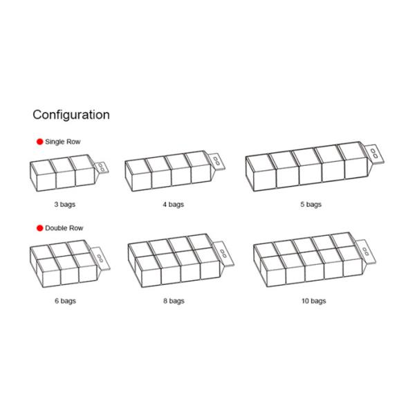 PE Bag Tissue Packaging Machine 3rows Automatic Tissue Paper Making Machine