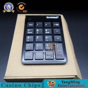 China Black USB Wireless Keyboard Baccarat Poker Table Game Software System Result Input Keyboard on sale