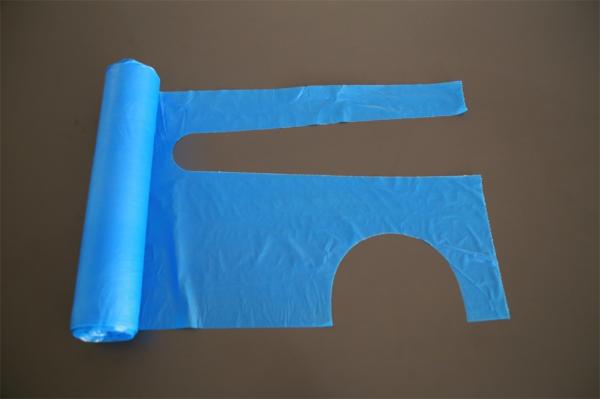 Disposable Aprons On A Roll Red Green Blue Poly Aprons LDPE HDPE Roll Pack