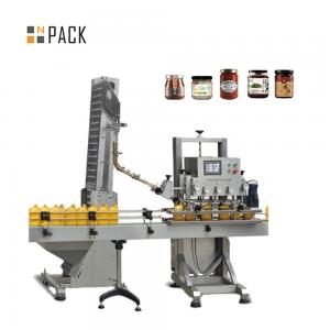 China Automatic 6 Wheel Glass Bottle Capping Sealing Packing Machine With Caps Feeder on sale