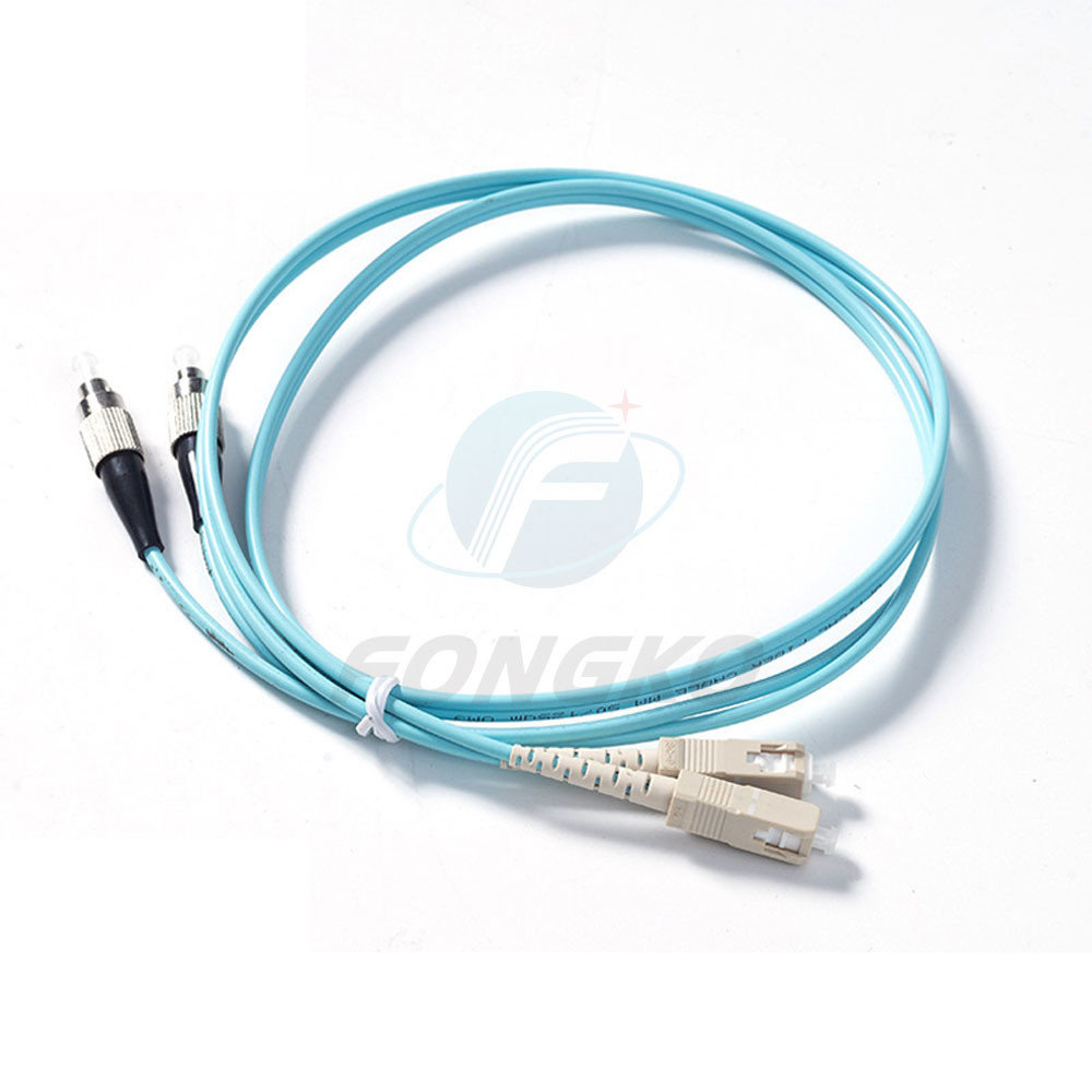  3 meters Duplex Multimode Om3-150 Fiber Optical Cable Jumper Patchcord And Pigtail With Lc Sc Fc connector Manufactures