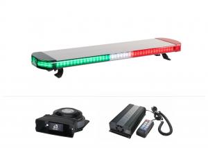  Emergency Vehicle Light Bars Green & Red , Police Lights And Sirens Kits Manufactures