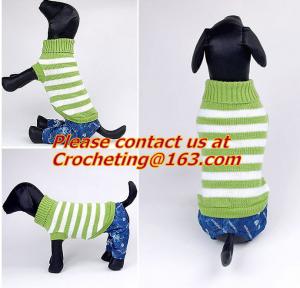  Dog snowflake pattern jacquard sweater, sweaters, crochet Pet Sweater, knit dog sweaters Manufactures