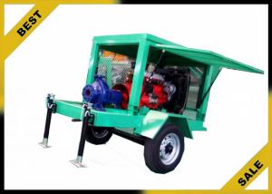  Movable Water Cooled Diesel Powered Water Pump With Two Wheels OEM Manufactures