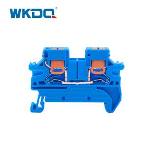 4mm2 Cable Din Rail Push In Terminal Block Anti Inflaming 24 AWG