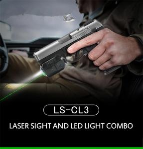  CR123A 3V Military Mountable Tactical Flashlight With Red Green Laser Manufactures