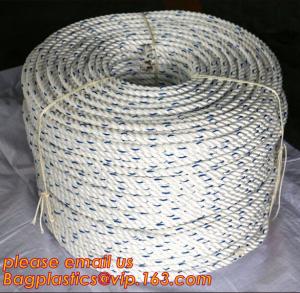  8mm polypropylene rope 8-ply mooring ship rope used ship rope, polypropylene rope, PET+PP rope Manufactures