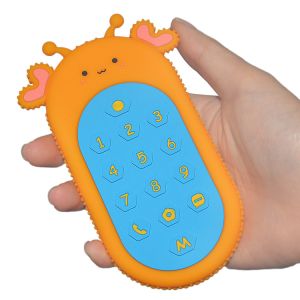 MHC Silicone Remote Teether Baby Silicone Teether Toy TV Remote Control Design