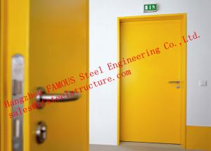  European Standards Steel Fire Resistant Single Door For Household or Office Use Manufactures