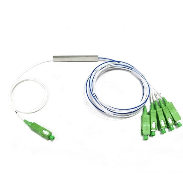 Operating Wavelength 2 Conductor PLC Fiber Splitter with FC/SC/LC/ST Connector