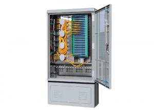  Outdoor 144 288 576 Core SMC Rack Fiber Optic Distribution Box Connection Cabinet Floor Standing Manufactures