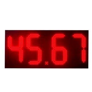 China High Brightness Outdoor Red LED Gas Price Sign For Gas Station on sale