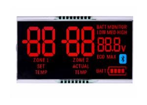 Negative Lcd Display Screen High Contrast Lcd Display Module 7 Segment Lcd Display Screen Black and White Lcd Module