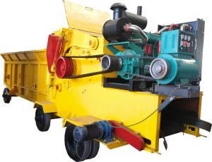  Biomass Wood Chips Crusher / Large Capacity Diesel Wood Chipper Machine/ Forest Log Chipper Manufactures