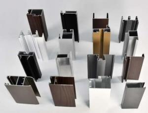 China Sliding Door And Window Frame Aluminum Extrusion Parts Custom Surface Treatments on sale