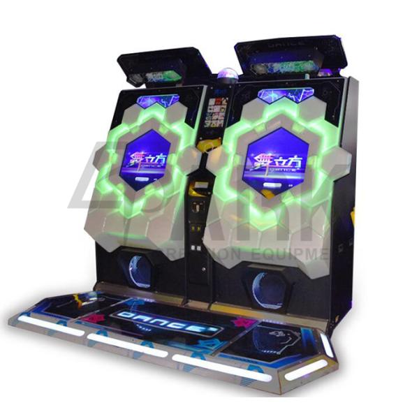 1 - 2 Players Dance Cubic Arcade Game Machine For Auto Show / Club