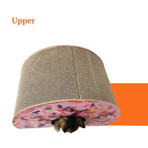 Durable Cat Scratcher Doughnut Cat Scratch Board Nest Hot Sales Semicircle Shape