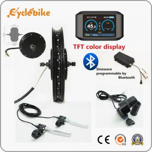  TFT Colour Display 72v 5000w Ebike Conversion Kit With 2 Years Warranty Manufactures