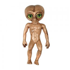  25cm Height Creepy Latex Alien Prop Life Like With Green Eyes Manufactures