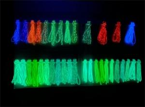 China Sewing Thread Luminous Yarn 150D Glow In The Dark Wool Yarn on sale
