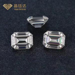 China 1ct-3ct CVD HPHT Emerald Cut Loose Lab Grown Diamonds With IGI Certificate on sale