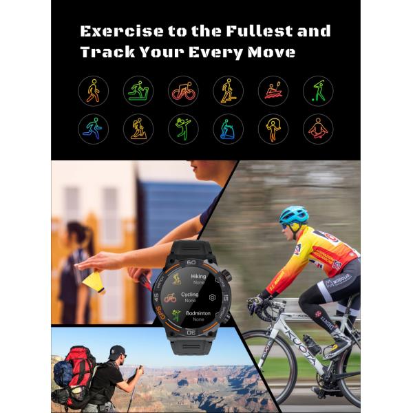 High Quality MG02 GPS Bluetooth Call Smart Watch