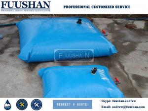 China Fuushan TPU Tarpaulin Produced Collapsible Potable Water Tank Bladders on sale
