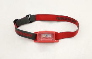 China SMD COB LED Headlamp Silicone Headlamp Red 2xLED 45lm 6M 3AAA LED Light Source on sale