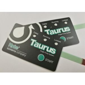 Printed Circuit Tactile LED Membrane Switch With Embossing Key Rosh