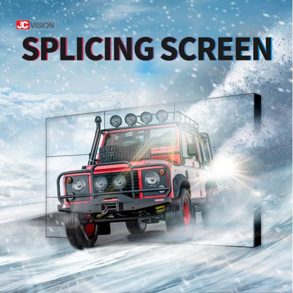 Curve Black Fhd 4k Multi Screen Digital Signage Video Wall Flexible