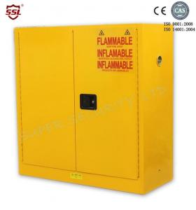 China 1.2mm Cold Rolled Steel Hazardous Chemical Storage Cabinet / Industrial Steel Cabinets 30 Gallon on sale