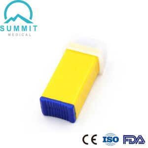 Sterile Safety Lancet with One Hand Operation, 26G 1.8mm, Yellow, 100 Pieces
