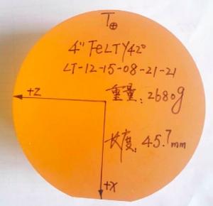  4 Inch Dia 100 Mm Lithium Tantalate Wafers LiTaO3 LiNbO3 Hexagonal Crystal Structure Manufactures