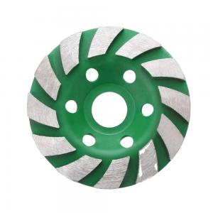 China Granite Floor Fine Grinding Turbo Segmented Cup Wheel with Resin Filled Diamond Wheel on sale