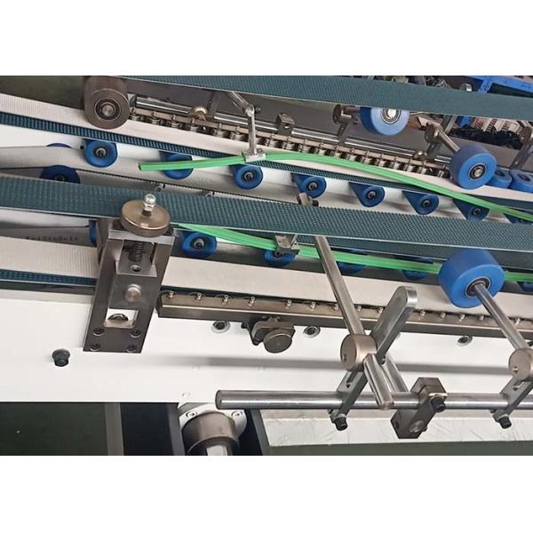 10KW Automatic Folder Gluer Stitcher Machine 7 Ton Cardboard Stitching Machine