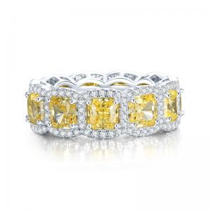  Deluxe Yellow Gemstone Wedding And Engagement Rings For Party Manufactures