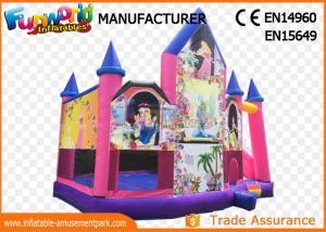 China Pink or White Commercial Inflatable Bouncy Castle / Inflatable Jumping Bouncer on sale