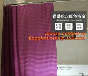China PEVA Bathroom hooks shower curtain, PEVA Shower Curtain Disposable Bath Curtain, shower curtain For Hotel Bathroom packa on sale