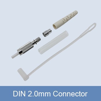 777 Compact Fiber LC Connector Blue For Telecommunications Networks