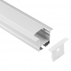 China Soft Recessed LED Profile Aluminium 35*23mm Anodized For Ceiling Lamp on sale