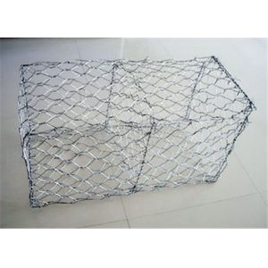 1mx1mx1m Gabion Mesh Basket / Box Assembled For Flood Control