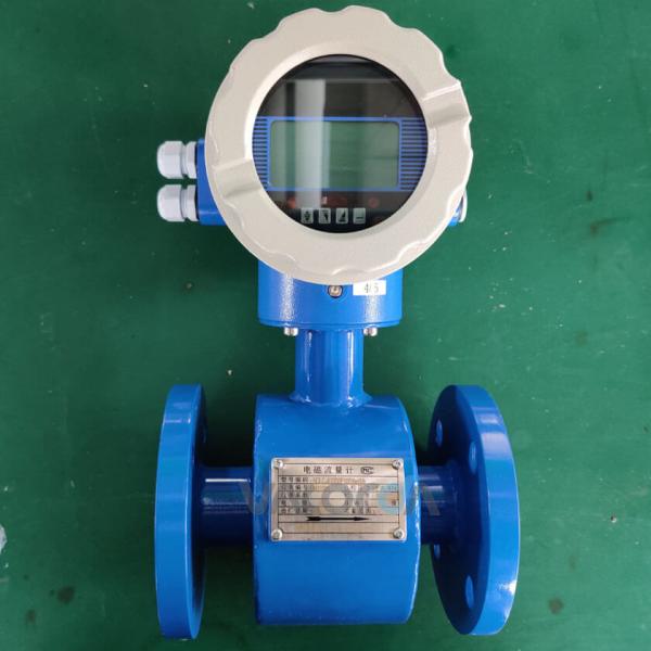  Flow Indicator And Lcd Display Electromagnetic Flowmeter Transmitter Manufactures