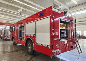  Six Seats Lighting Fire Truck with 12 Meter Lift Light Tower for Night Rescue Manufactures