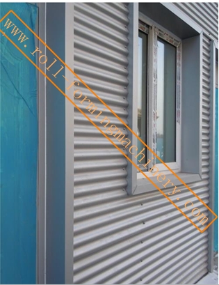 High Speed Corrugated Sheet Roll Forming Machine Used 0.4-0.6mm Thickness Color Steel Used To Civilian Buildings