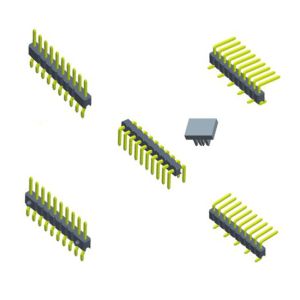 2mm Right Angle Header Connector Single Row SMT -40℃~105℃ Tempature