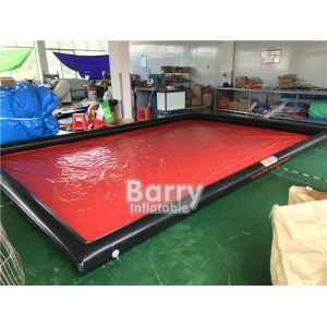China Customized Water Containment Mat Portable Blow Up Car Wash Mats on sale