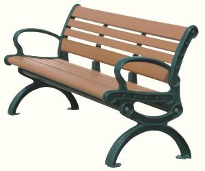 China WPC sleeping chair cheap outdoor antique wood plastic composite chair 110*35 RMD-103 on sale