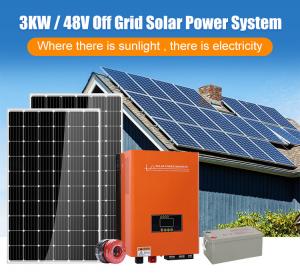China 5kw 10kw Residential Solar Power System Solar Storage System For House on sale